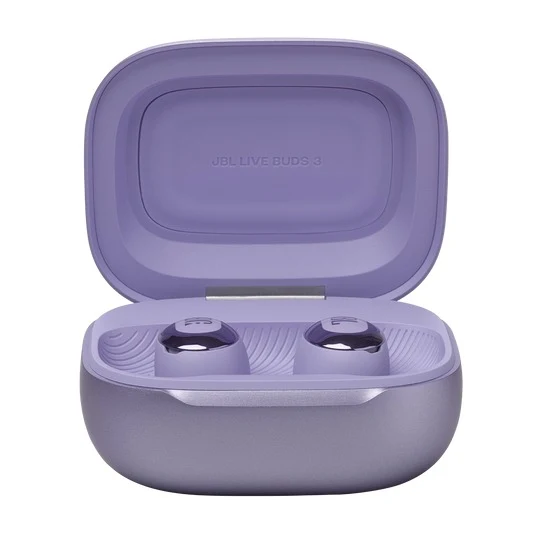 JBL Live Buds 3 True Wireless Noise Cancelling Closed-Stick Earbuds (Black, Silver, Purple, Blue)