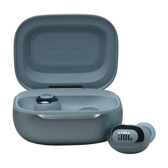 JBL Live Buds 3 True Wireless Noise Cancelling Closed-Stick Earbuds (Black, Silver, Purple, Blue)