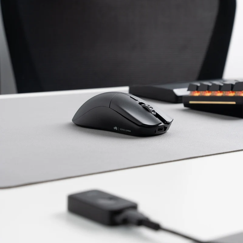 Glorious Series 2 Pro 8KHz Ultralight Weight Wireless Gaming Mouse (Black, White)