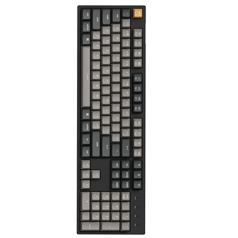 Keychron C2 Pro QMK/Via RGB Backlit Hot-Swappable Full Size Wired Mechanical Keyboard (K Pro Red Switch, K Pro Brown Switch)