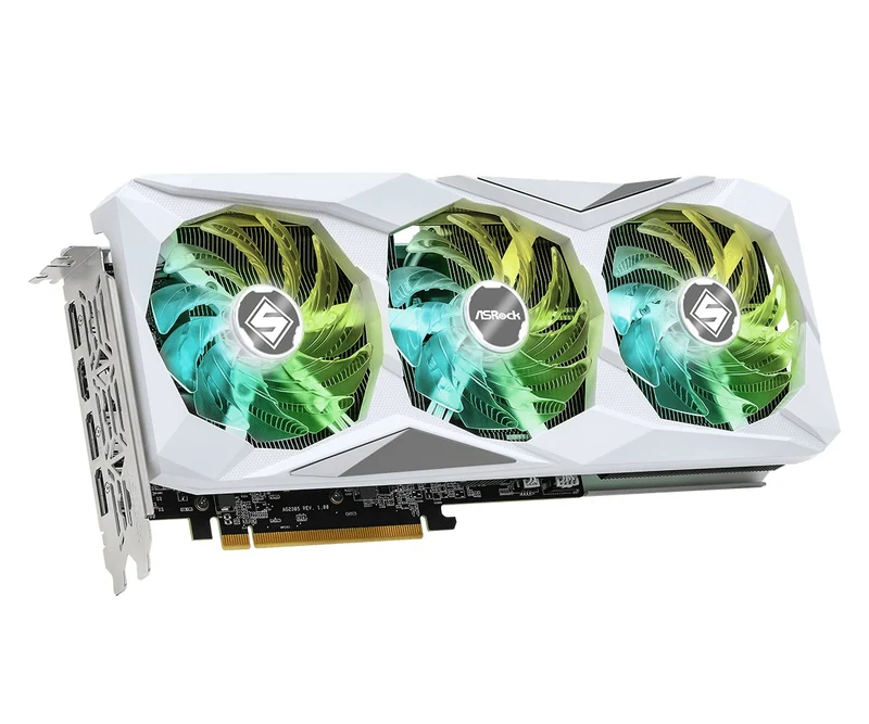 ASRock AMD Radeon RX 7600 XT Steel Legend 16GB OC Graphics Card