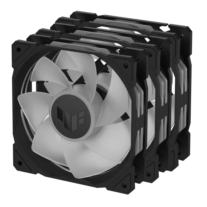 Asus TUF Gaming TR120 ARGB Reverse Fan - Triple Pack (Black, White)