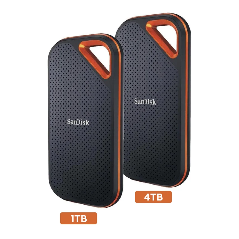 Sandisk Extreme Pro V2 USB-C USB 3.2 Gen2 x2 Up to 2000MB/s Portable SSD (1TB, 4TB)
