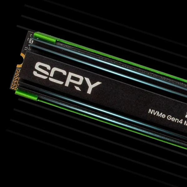 SCRY Nitro Flash Heatsink Game Drive 2TB NVMe Gen4 M.2 SSD for PS5/ PC