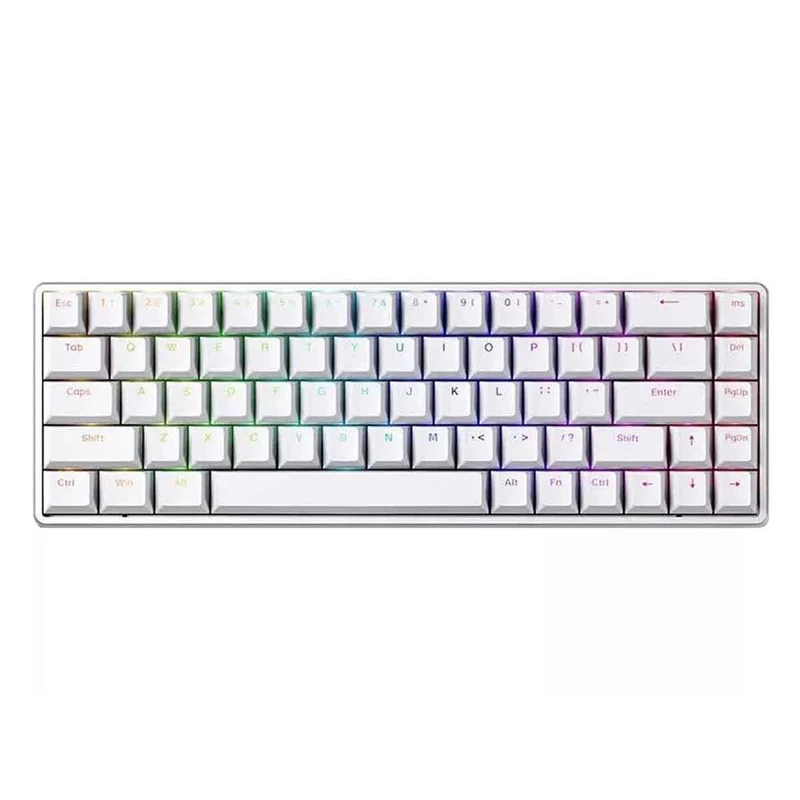 VXE ATK68 Magnetic Switch Hot Swappable RGB Mechanical Gaming Keyboard Gateron Switch 2.0 (Black, White)
