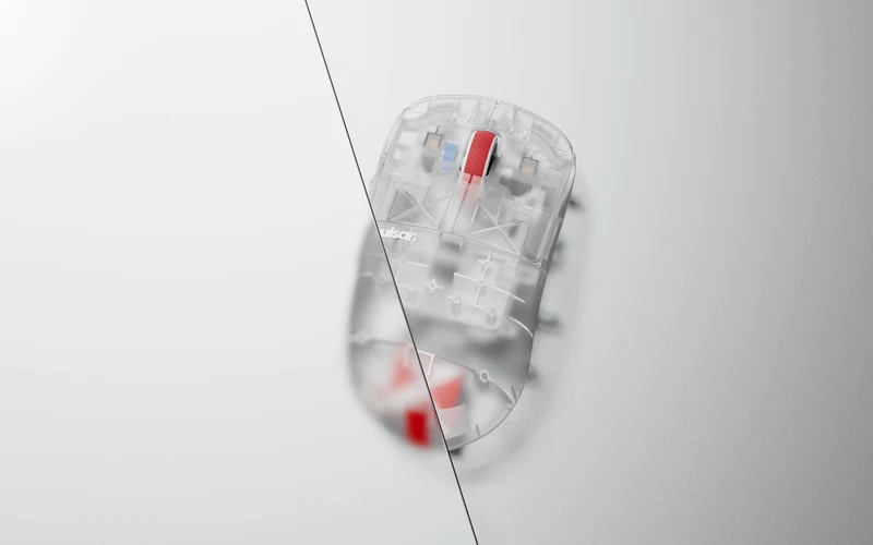 Pulsar X2H Mini Symmetrical Ultralight Wireless Gaming Mouse Super Clear Limited Ed. Size 1 (PX2H1CL)