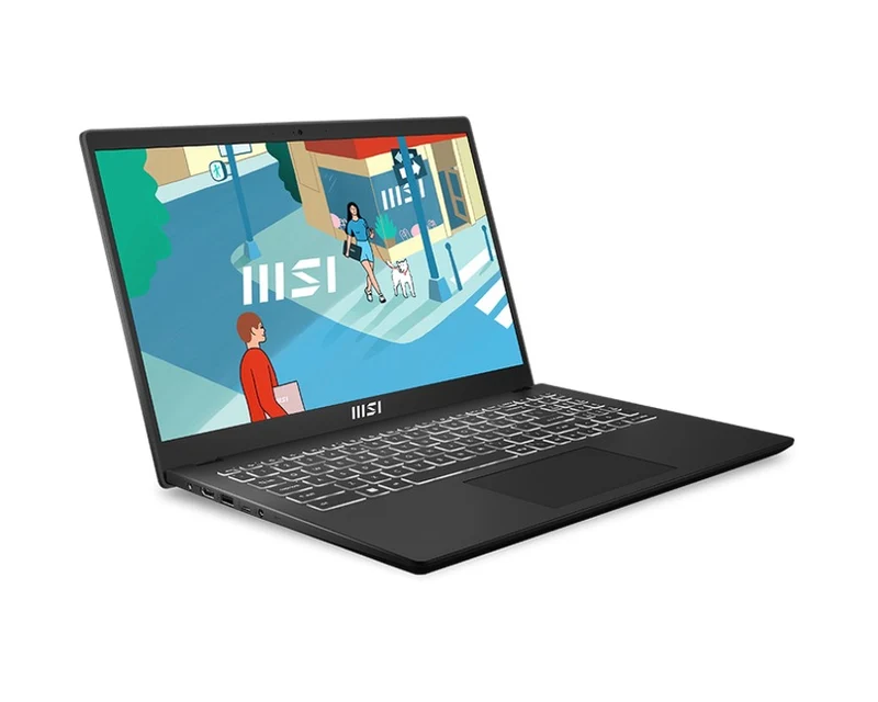 MSI Modern 15 B13M-1025PH Laptop (Classic Black) | 15.6" FHD (1920x1080) IPS | i7-1355U | 16GB RAM | 512GB SSD | Iris Xe Graphics | Windows 11 Home + MS Office Home & Student 2021 + MSI Sleeve Bag GP