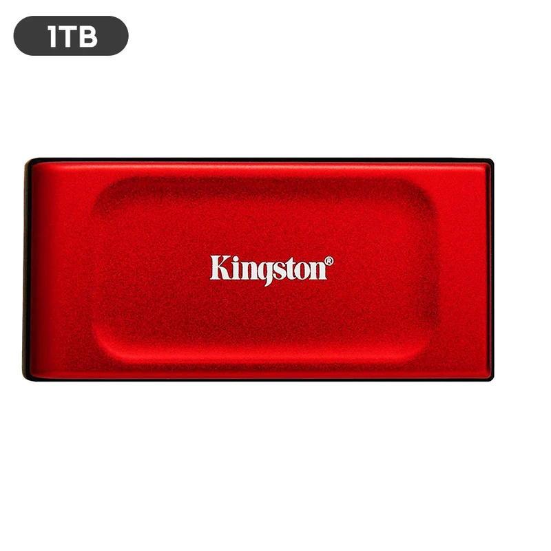 Kingston XS1000R USB 3.2 Gen 2 USB Type-C External SSD (Red) (1TB, 2TB)