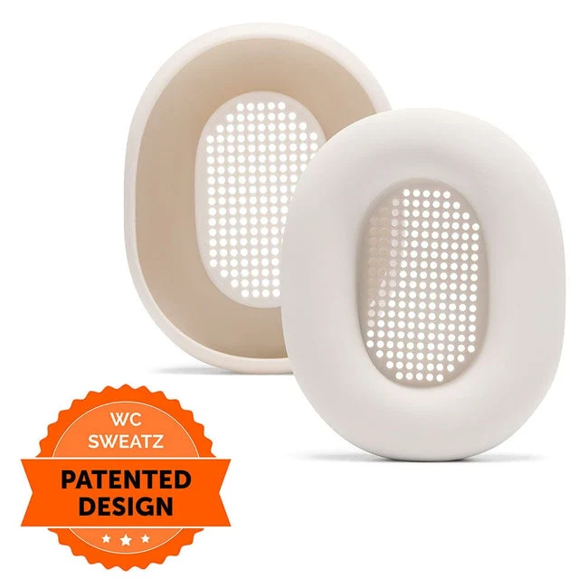 Wicked Cushions Sony WH-1000XM5 Earpad Sweat Covers - WC SweatZ (Black, Geo Grey, 90s Black, Silver)