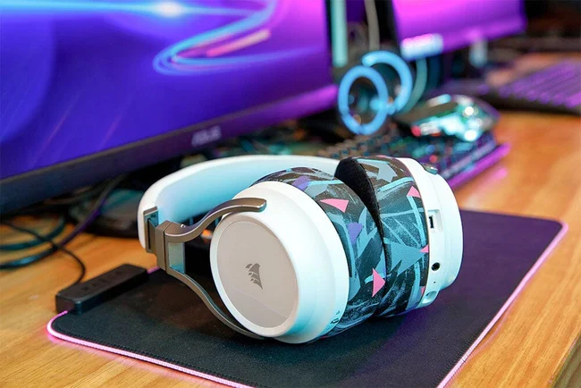 Wicked Cushions Corsair Virtuoso Earpads - WC FreeZe Cooling Gel (90s White, 90s Black, Black, Black Camo, Geo Grey)