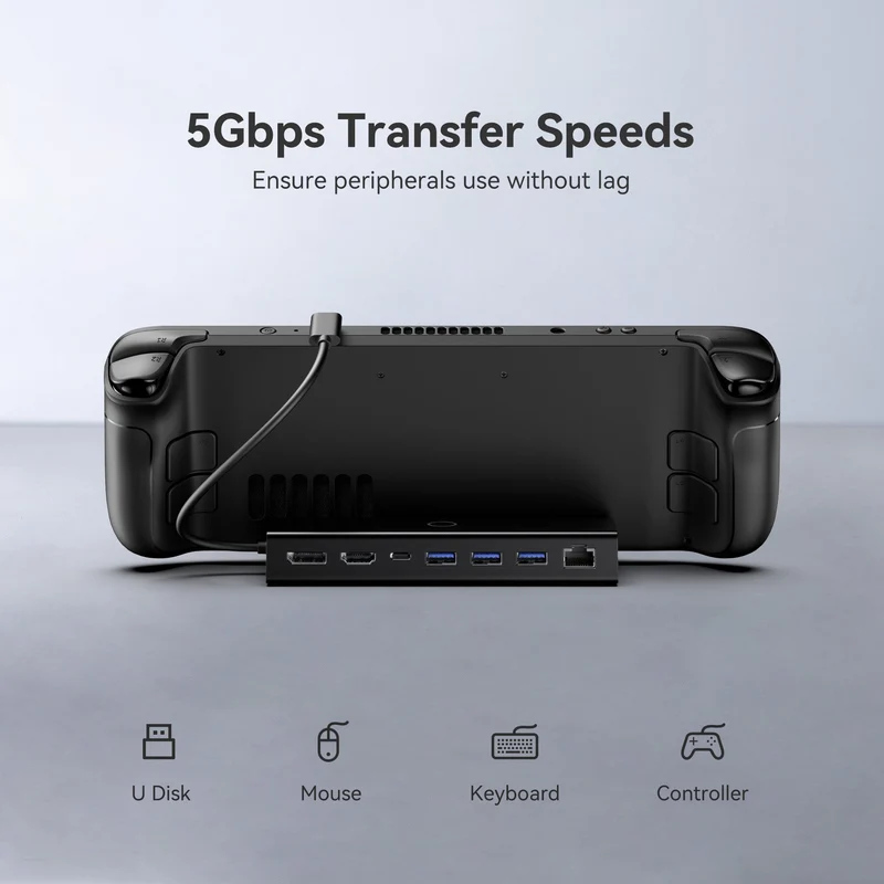 Kiwihome 7-in-1 Docking Station for Steam Deck