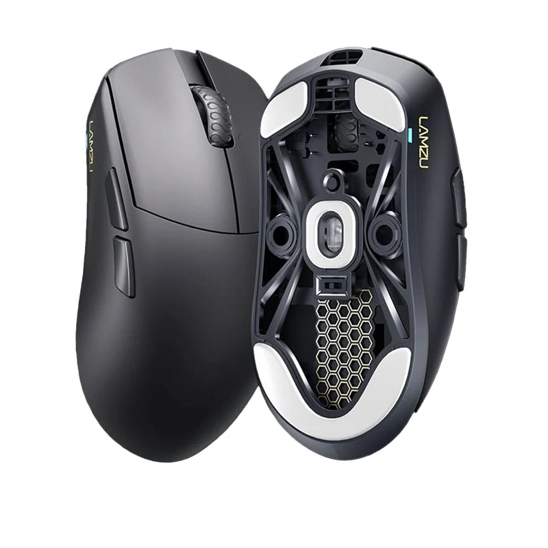 Lamzu Maya 4K Superlight Wireless Gaming Mouse (Charcoal Black, Cloud Grey)