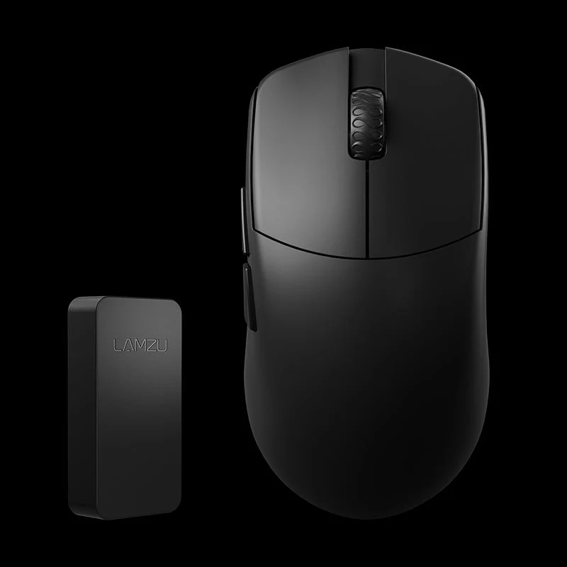 Lamzu Maya 4K Superlight Wireless Gaming Mouse (Charcoal Black, Cloud Grey)
