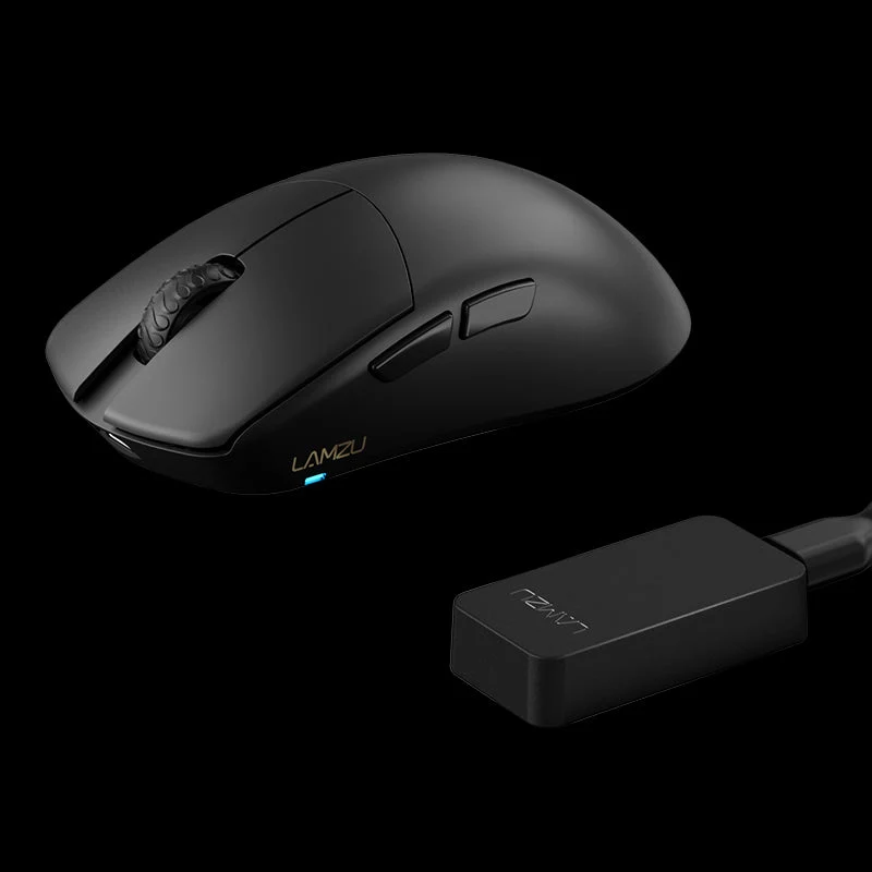 Lamzu Maya 4K Superlight Wireless Gaming Mouse (Charcoal Black, Cloud Grey)