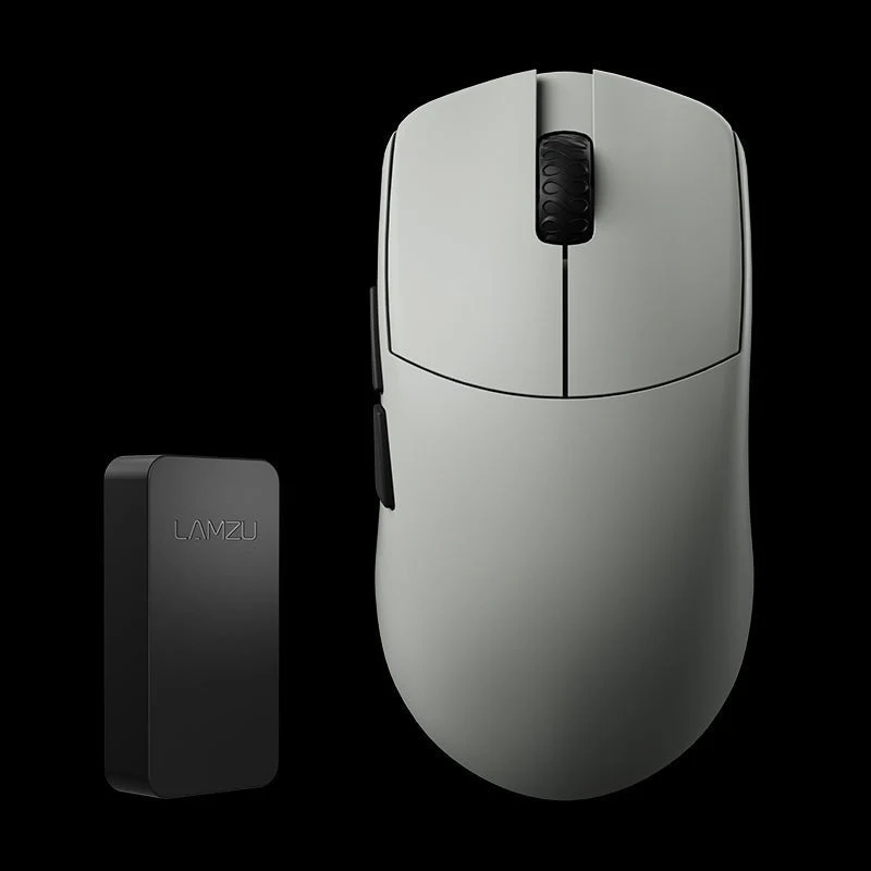 Lamzu Maya 4K Superlight Wireless Gaming Mouse (Charcoal Black, Cloud Grey)