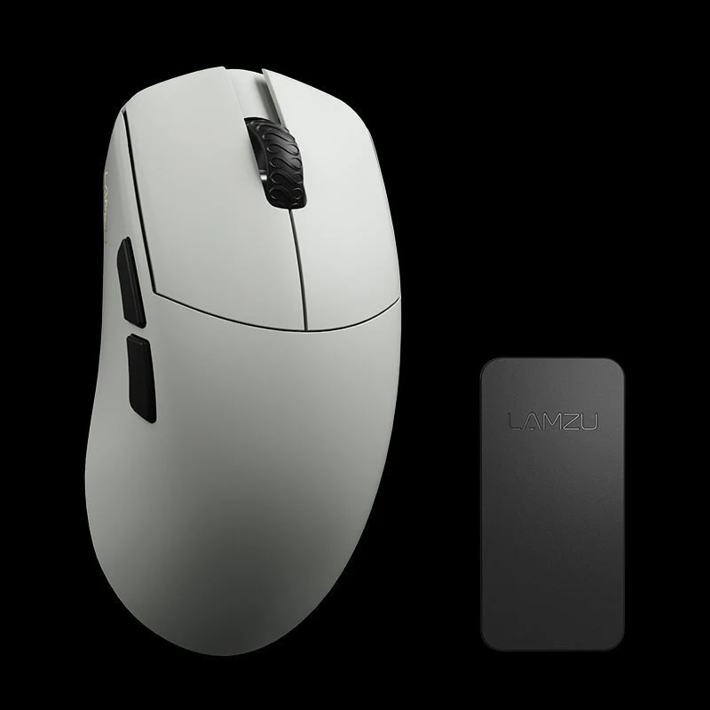 Lamzu Maya 4K Superlight Wireless Gaming Mouse (Charcoal Black, Cloud Grey)
