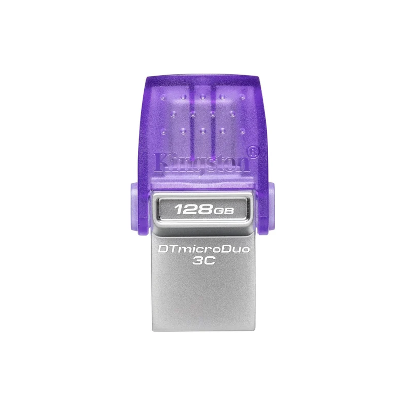Kingston DataTraveler MicroDuo 3C USB 3.2 Gen 1 200MB/s Read Type-A + Type-C USB Flash Drive (64GB, 128GB, 256GB)