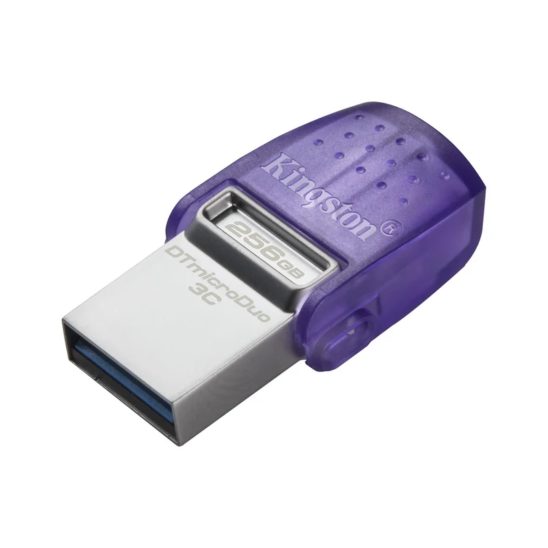 Kingston DataTraveler MicroDuo 3C USB 3.2 Gen 1 200MB/s Read Type-A + Type-C USB Flash Drive (64GB, 128GB, 256GB)