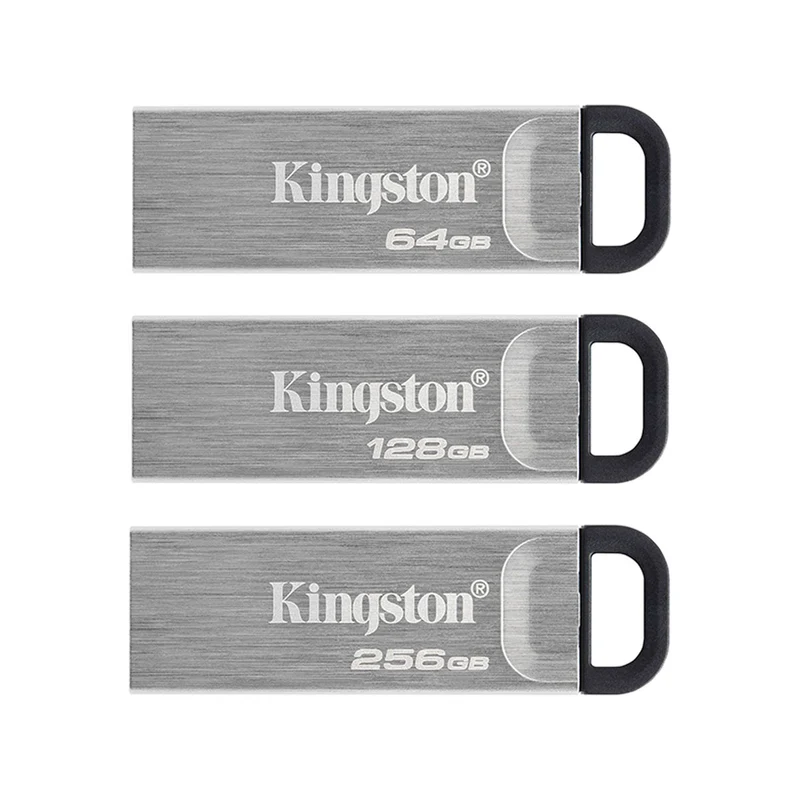 Kingston DataTraveler Kyson USB 3.2 Gen 1 200MB/s Read Type-A USB Flash Drive (64GB, 128GB, 256GB)