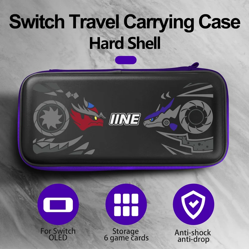 IINE Pokemon Scarlet & Violet Eva Storage Bag For N-Switch / N-Switch Oled (L742)