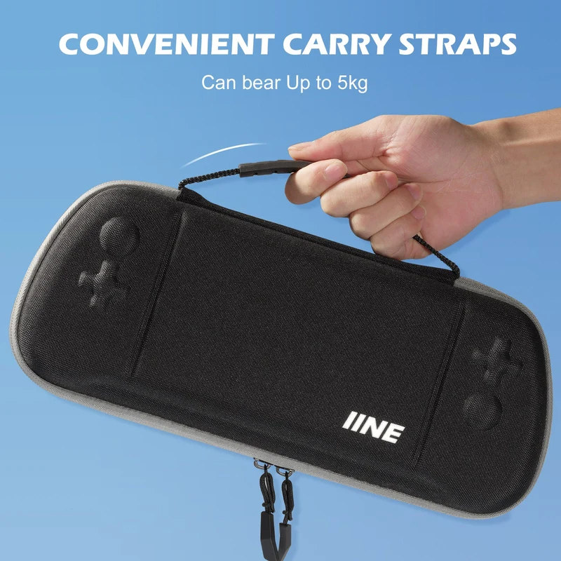 IINE Elite Plus Joy-Pad Bag for N-Switch / N-Switch OLED (Black) (L770)