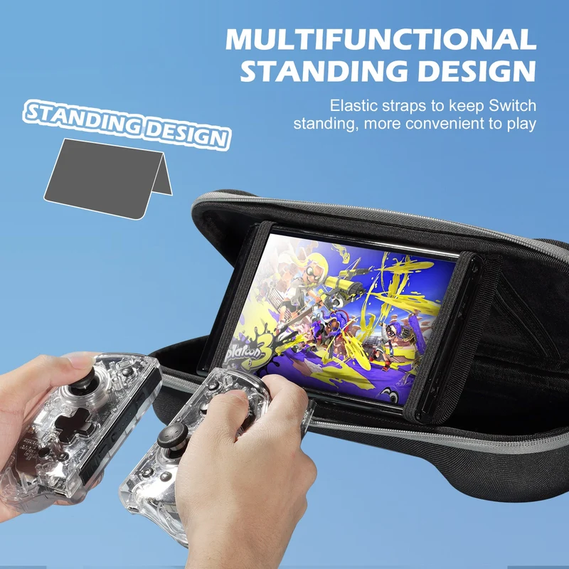 IINE Elite Plus Joy-Pad Bag for N-Switch / N-Switch OLED (Black) (L770)