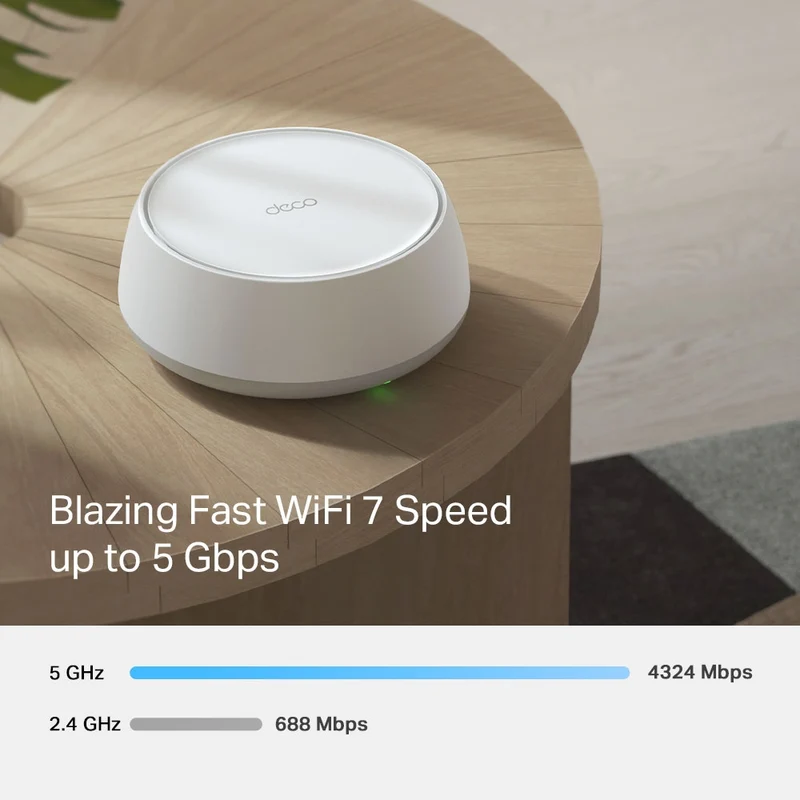 TP-Link Deco BE25 BE5000 Whole Home Mesh WiFi 7 System (3-Pack)