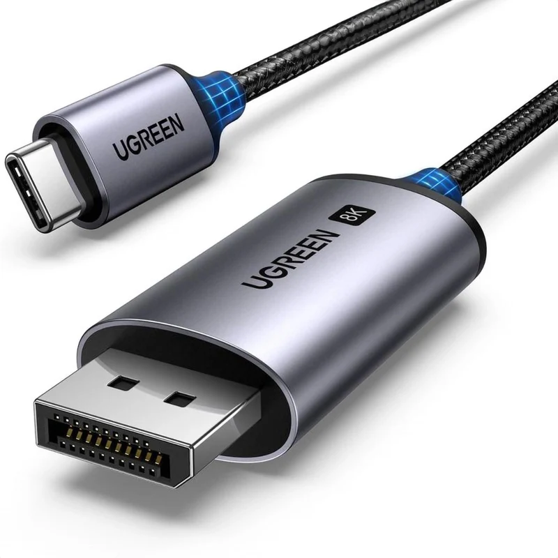 UGreen USB-C To DP 8K Cable - 1M (CM556/25157)