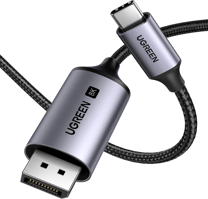 UGreen USB-C To DP 8K Cable - 1M (CM556/25157)