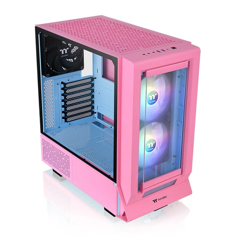 Thermaltake Ceres 350 MX Mid Tower Gaming Case (Black, Snow, Hydrangea Blue, Bumblebee, Bubble Pink)