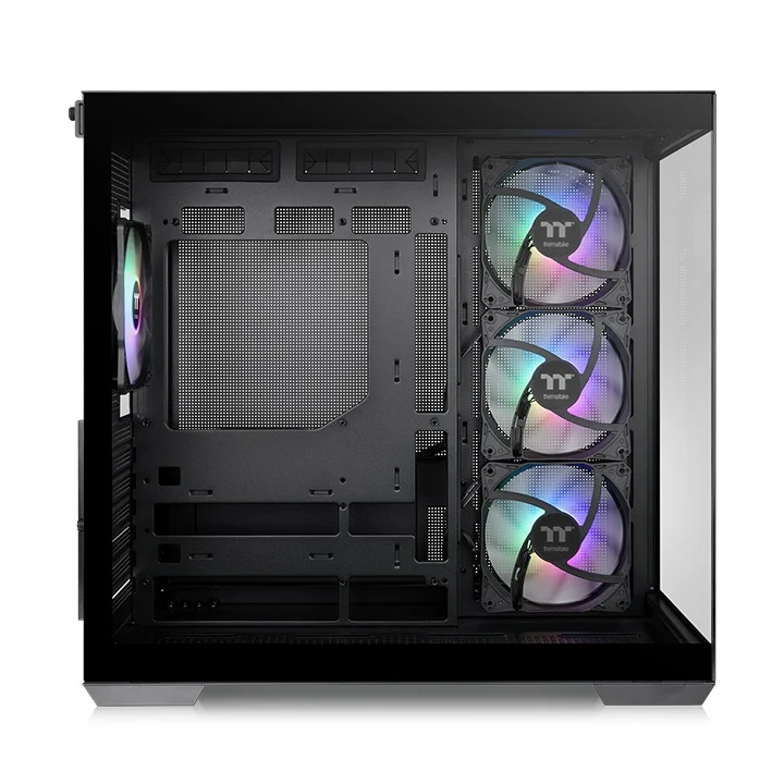 Thermaltake View 380 TG ARGB Mid Tower Gaming Case (Black, Snow)