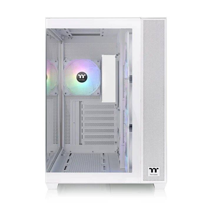 Thermaltake View 380 TG ARGB Mid Tower Gaming Case (Black, Snow)