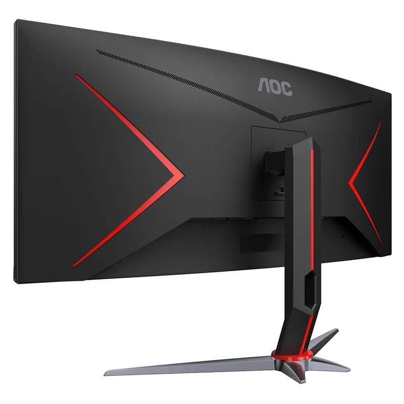 AOC CU34G2XP 34" WQHD (3440x1440) 180Hz 1ms MPRT/ 1ms GtG AdaptiveSync DisplayHDR 400 VA Curved Gaming Monitor (Black/Red)
