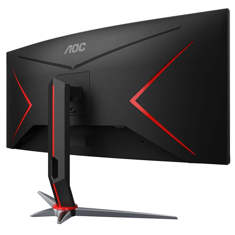 AOC CU34G2XP 34" WQHD (3440x1440) 180Hz 1ms MPRT/ 1ms GtG AdaptiveSync DisplayHDR 400 VA Curved Gaming Monitor (Black/Red)