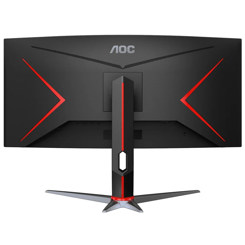 AOC CU34G2XP 34" WQHD (3440x1440) 180Hz 1ms MPRT/ 1ms GtG AdaptiveSync DisplayHDR 400 VA Curved Gaming Monitor (Black/Red)