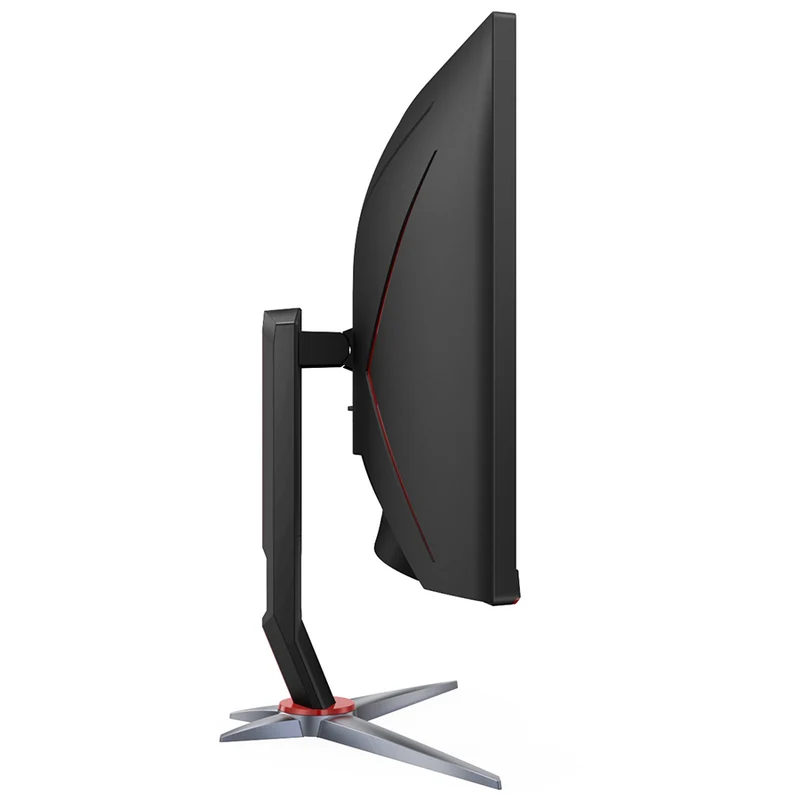 AOC CU34G2XP 34" WQHD (3440x1440) 180Hz 1ms MPRT/ 1ms GtG AdaptiveSync DisplayHDR 400 VA Curved Gaming Monitor (Black/Red)