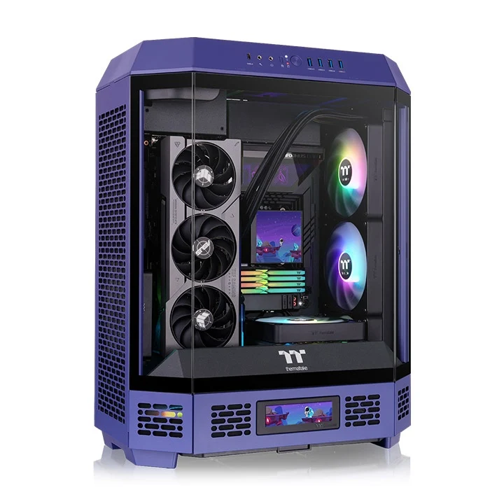 Thermaltake The Tower 600 Mid Tower Gaming Case (Black, Bumblebee, Future Dusk, Hydrangea Blue, Matcha Green, Snow)