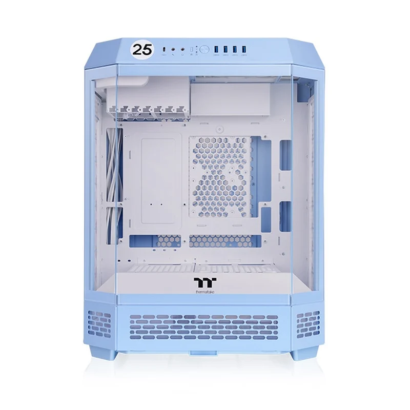 Thermaltake The Tower 600 Mid Tower Gaming Case (Black, Bumblebee, Future Dusk, Hydrangea Blue, Matcha Green, Snow)