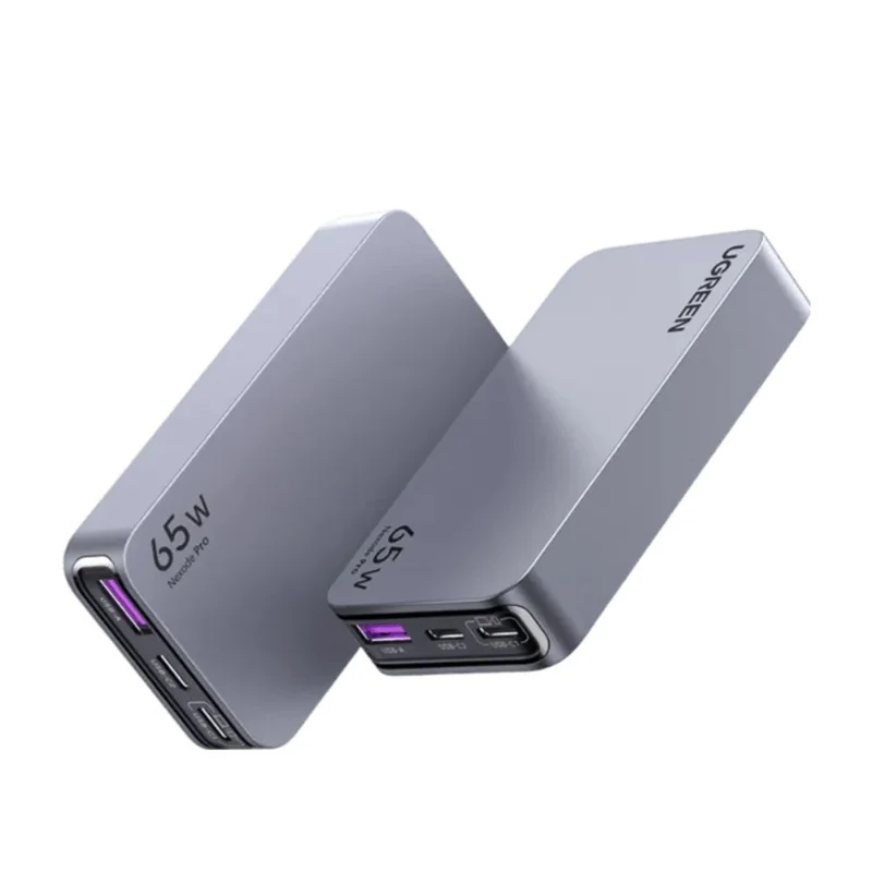 Ugreen Nexode Pro 3-Port USB-A + 2x USB-C 65W GaN Ultra-Slim Fast Charger (X753/15817)