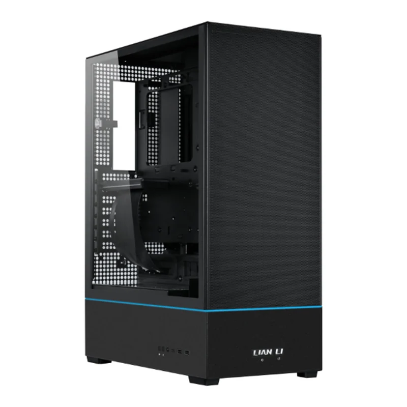 Lian Li SUP01 4.0mm Tempered Glass Small Tower Case (Black, White)