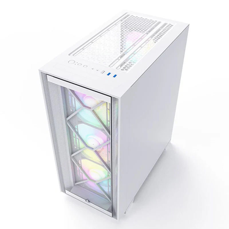 Montech Air 1000 Premium Mesh TG ATX Case (Black, White)