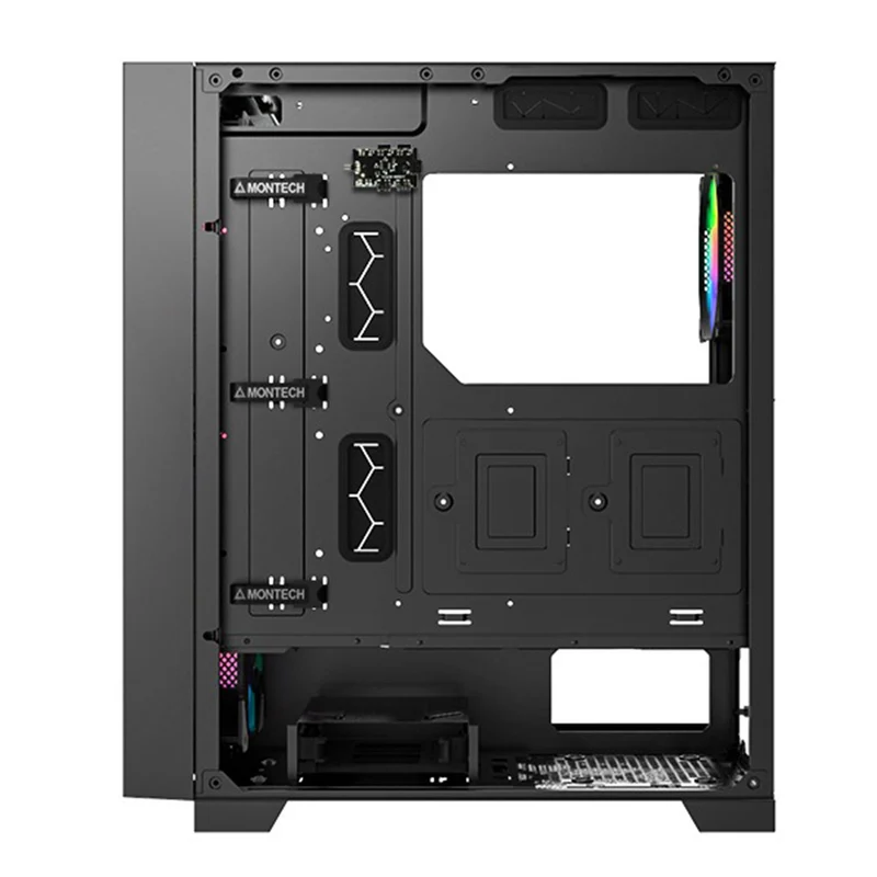 Montech Air 1000 Premium Mesh TG ATX Case (Black, White)