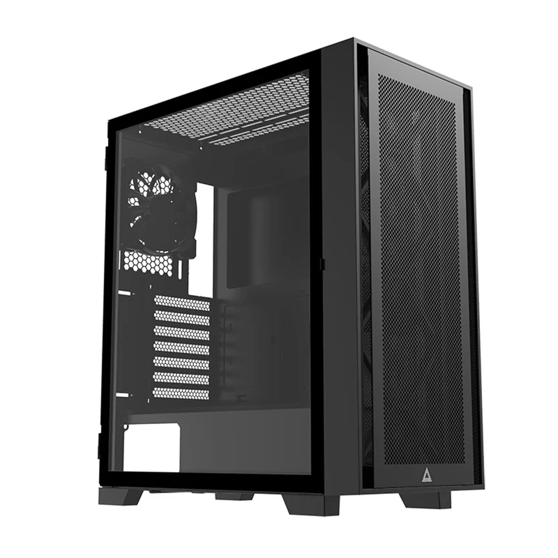 Montech Air 1000 Lite Mesh ATX Case (Black, White)