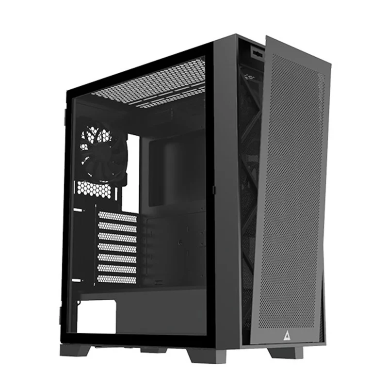 Montech Air 1000 Lite Mesh ATX Case (Black, White)