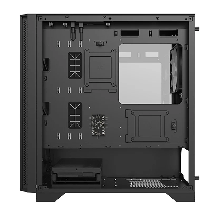 Montech Air 100 ARGB Mesh Micro-ATX Case (Black, White)