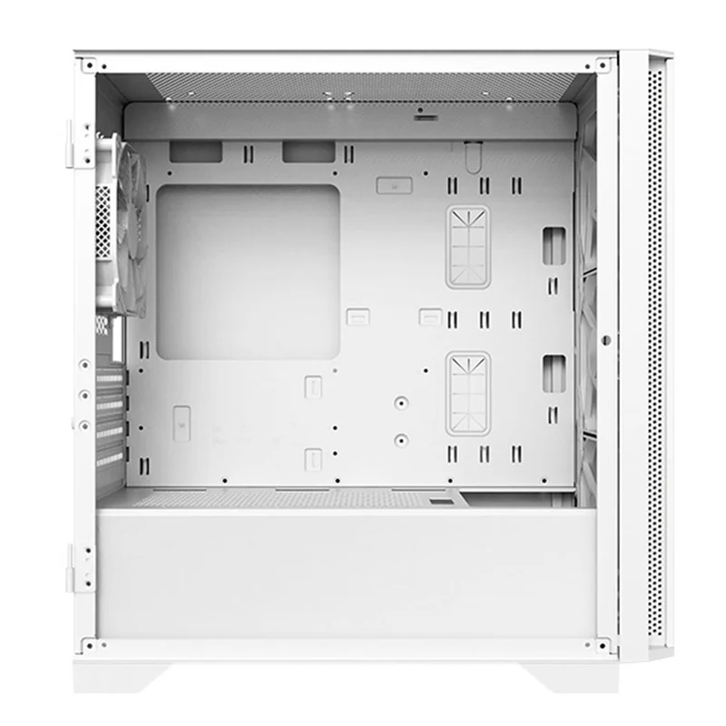 Montech Air 100 ARGB Mesh Micro-ATX Case (Black, White)