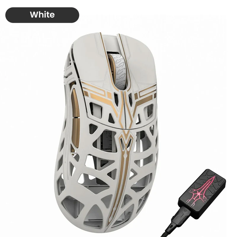 WLMouse Sword X Magnesium Gaming Mouse (White, Purple, Pink, Silver, Black, Red, Amethyst, Ruby, Emerald, Sapphire, Onyx, Topaz)