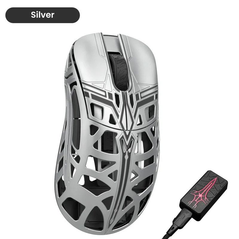 WLMouse Sword X Magnesium Gaming Mouse (White, Purple, Pink, Silver, Black, Red, Amethyst, Ruby, Emerald, Sapphire, Onyx, Topaz)