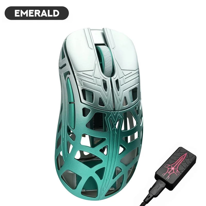 WLMouse Sword X Magnesium Gaming Mouse (White, Purple, Pink, Silver, Black, Red, Amethyst, Ruby, Emerald, Sapphire, Onyx, Topaz)