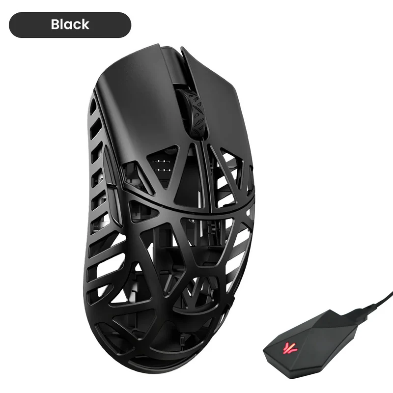 WLMouse Beast X Max 8K Magnesium Gaming Mouse (White/Blue, Pink/Blue, White/Yellow. White/Red, Black/Green, Black, Purple, Fashion Grey, Black & Red, Neon Rose, Soft Lilac, Milky White, Deep Cocoa, Infinity Blue, Fire Orange)